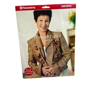 Husqvarna  VIKING :Thread‎ Velvet  Embroidery Kit No. 191 New Never Opened